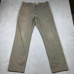 CARHARTT Force Mens 36x34 Relaxed Fit Ripstop 5 Pocket Work Utility Pants Beige